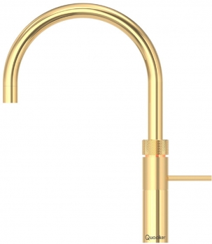 Quooker Küchenarmatur Fusion Round mit PRO3 Gold FNRGLD mit PRO3